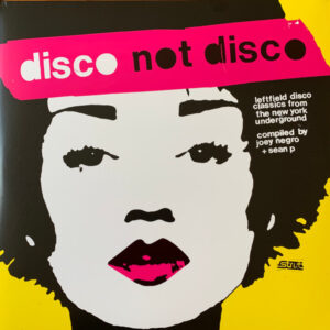 DISCO NOT DISCO (NEW LP) (MD)