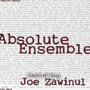 ABSOLUTE ZAWINUL