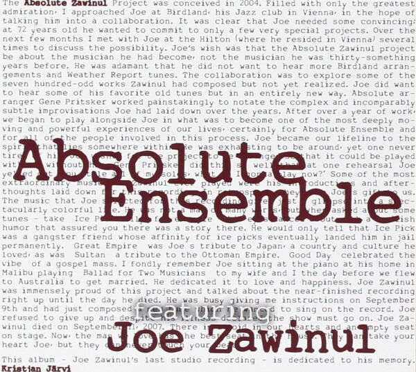 ABSOLUTE ZAWINUL