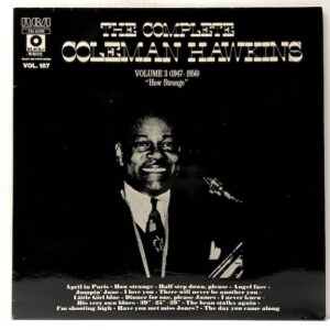Complete Coleman Hawkins Vol 3
