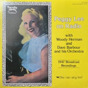 Peggy Lee On Radio (USED LP)