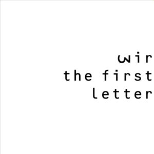 FIRST LETTER (CD)