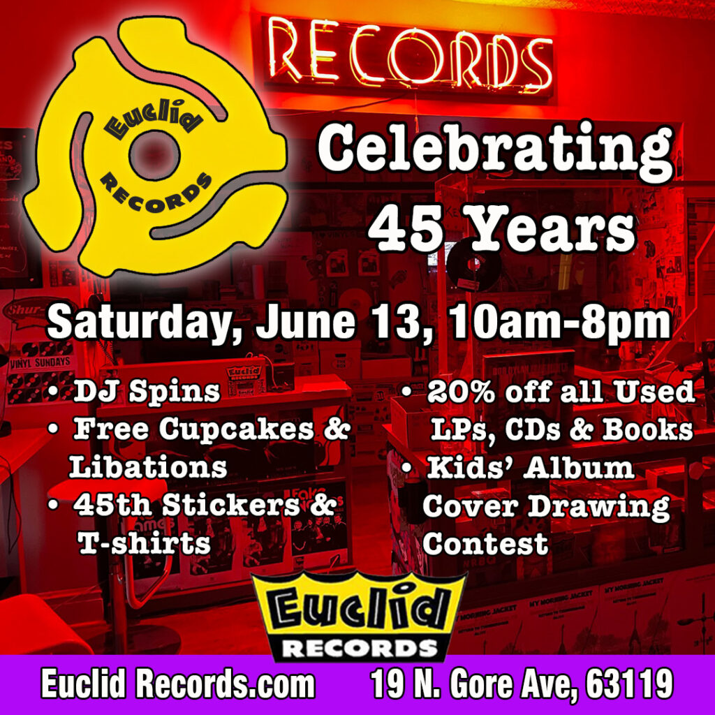 Euclid Records 45th Birthday Party June 13 2026