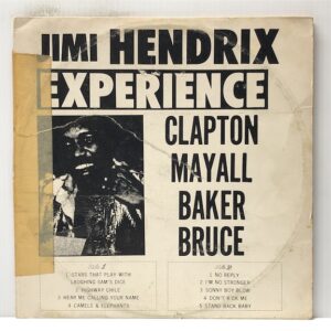 Jimi Hendrix Experience Clapton Mayall Baker Bruce