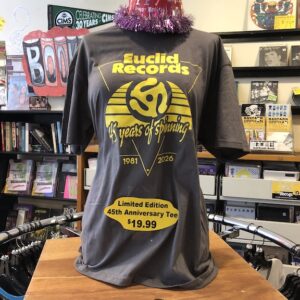 Euclid Records 45th Anniversary T-shirt Small