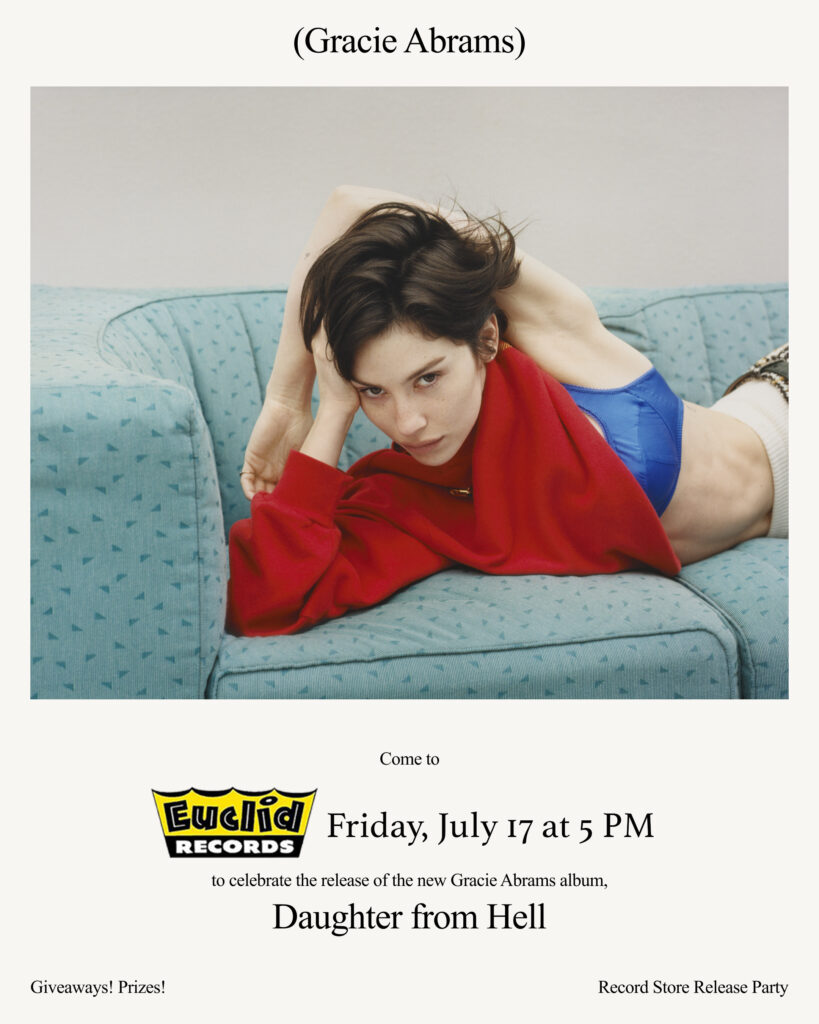 Gracie Abrams Release Event at Euclid Records
