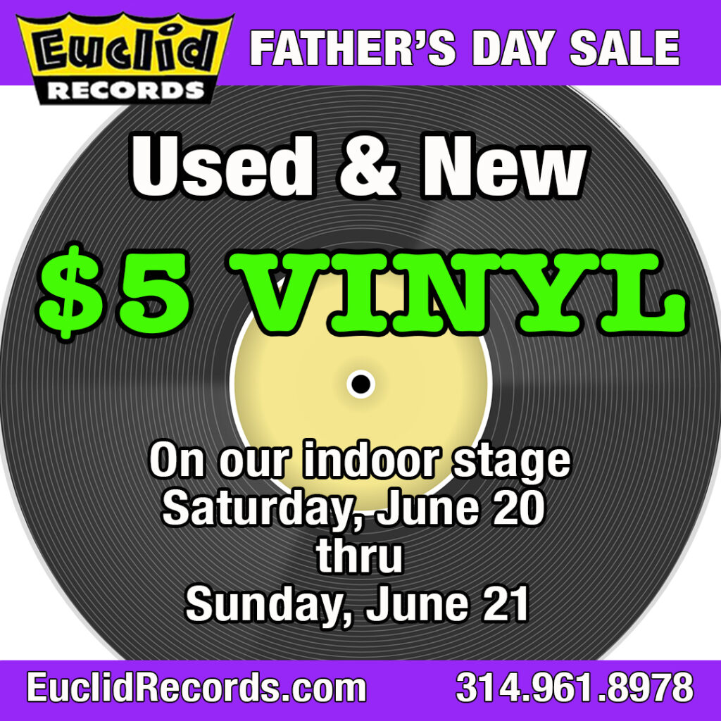 $5 Vinyl Sale at Euclid Records on June 20 and 21, 2026