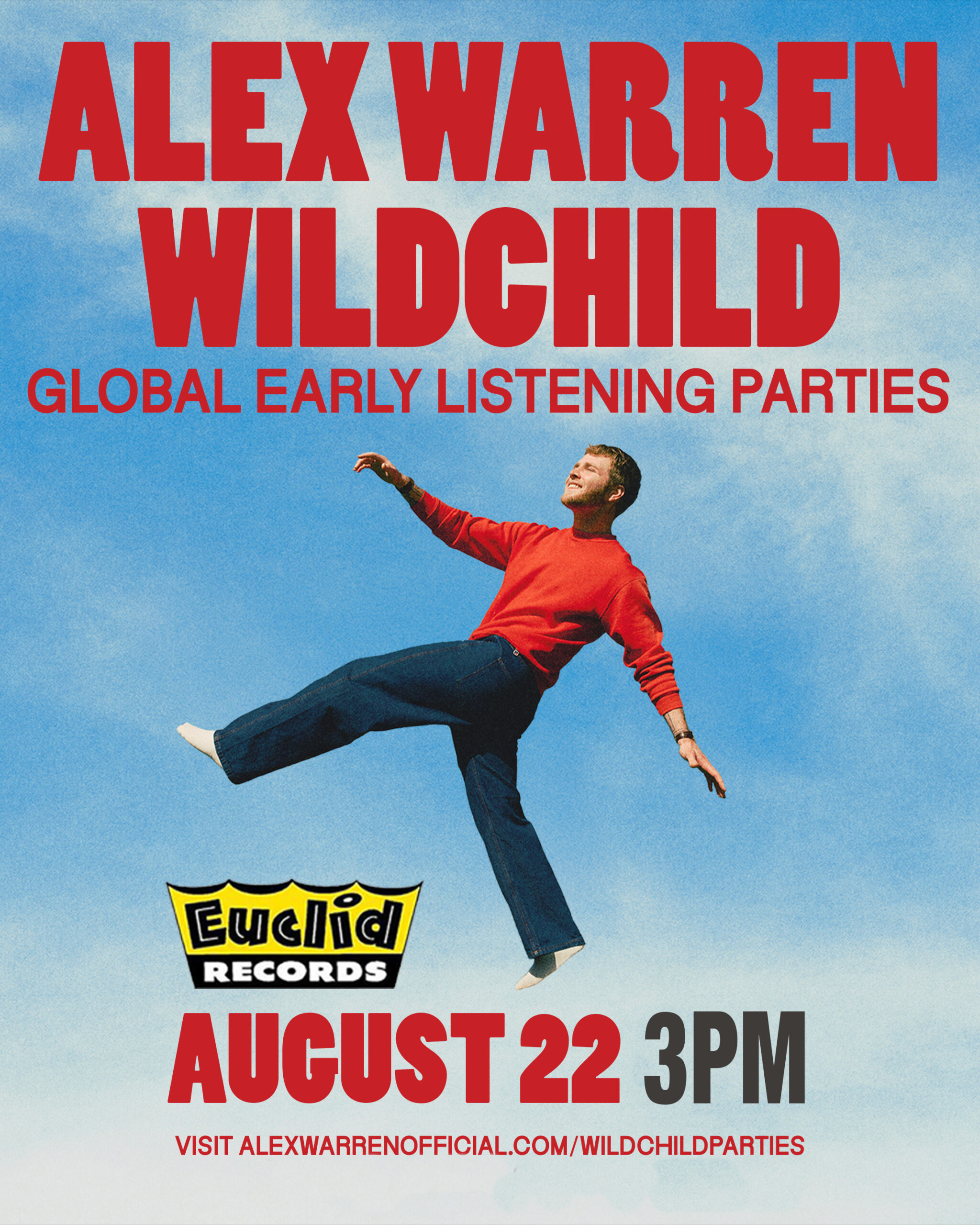 Alex Warren Listen Event at Euclid Records August 22 at 3PM