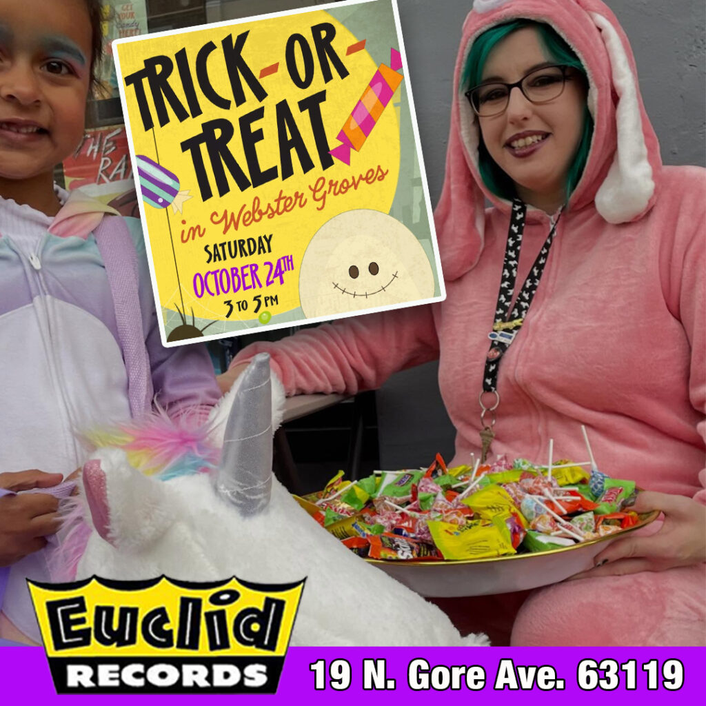 2026 trick or treat at Euclid Records October 24 from 3-5pm