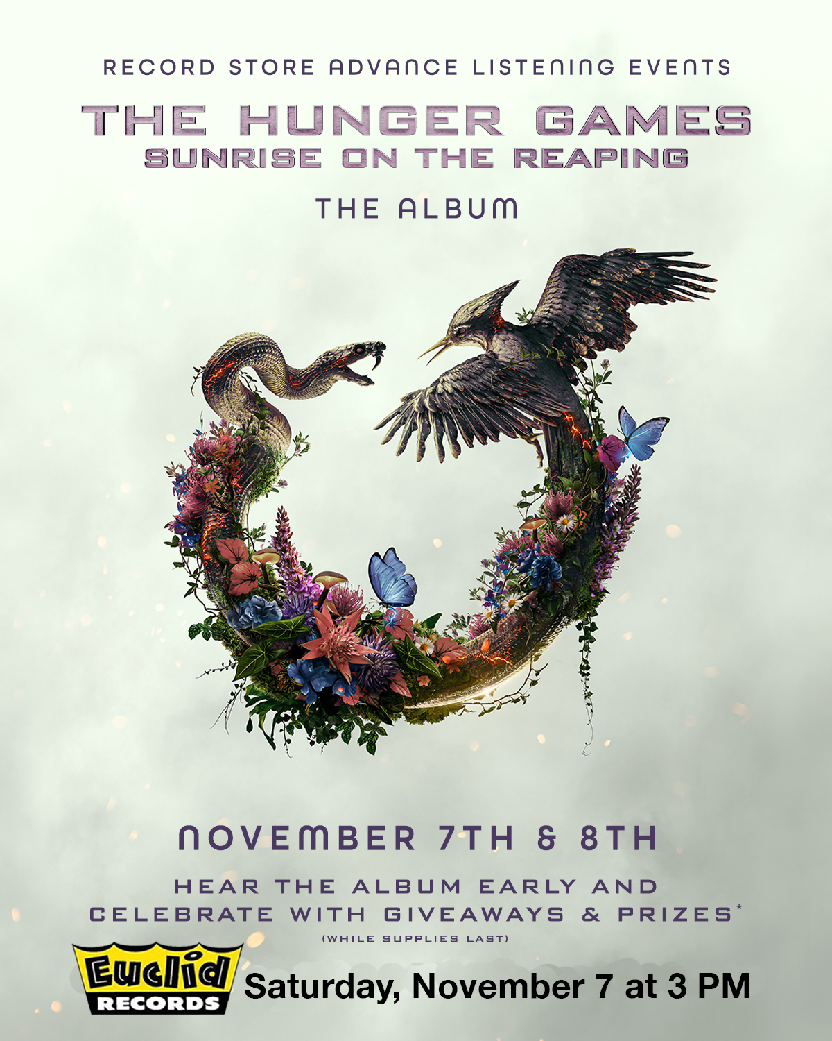 Hunger Games Advance Listen at Euclid Records November 7